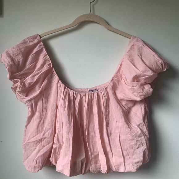 ASOS off the shoulder puff sleeve blouse - Picture 1 of 3